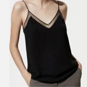 Babaton Mesh Detail Top